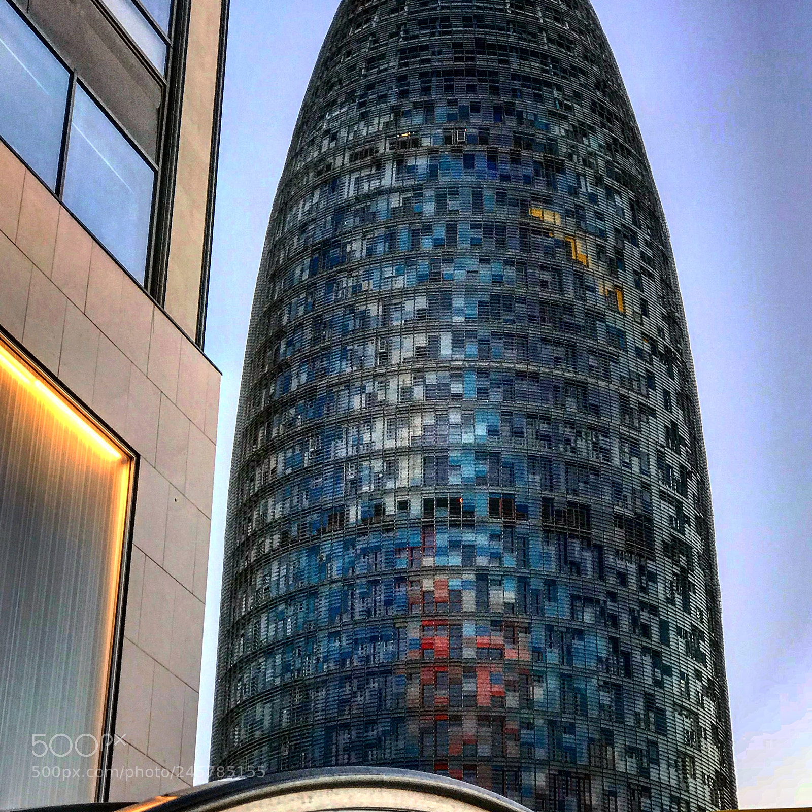 Apple iPhone 7 Plus sample photo. Barcelona torre agbar photography