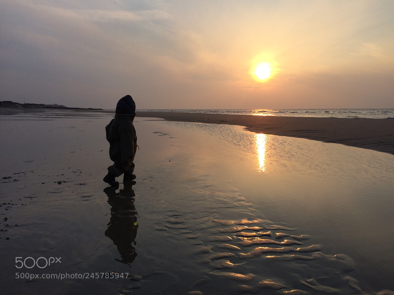 Apple iPhone 5s sample photo. Son in sunset photography