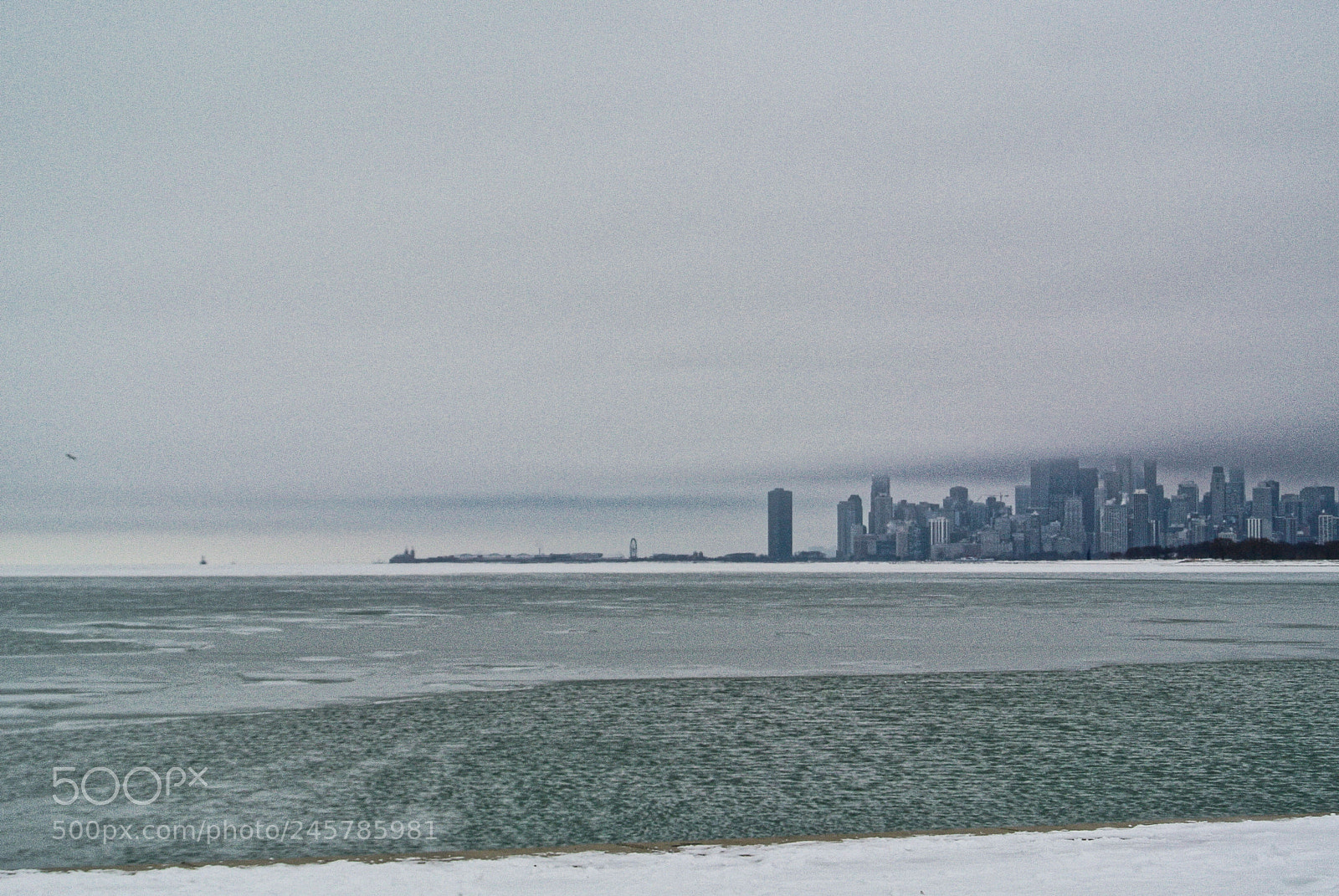 Nikon 1 V1 sample photo. 16 degrees in montrose harbor photography