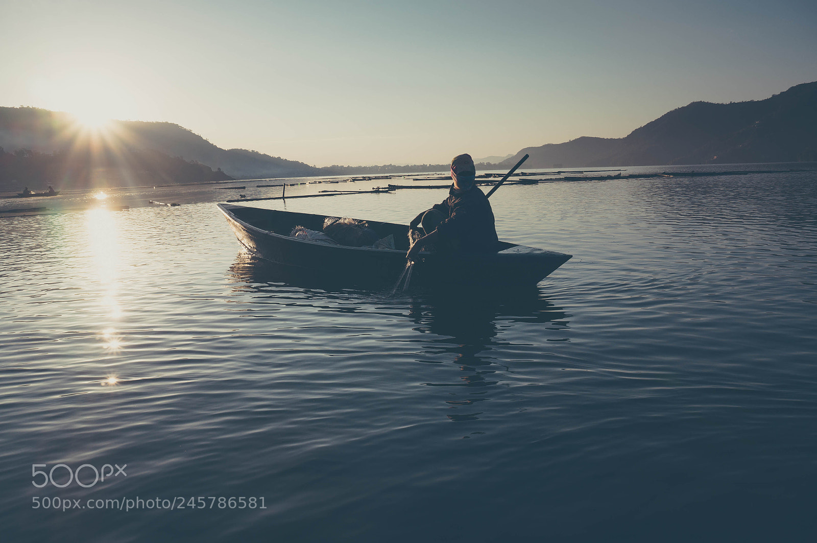 Sony Alpha NEX-6 sample photo. Morning boat business photography