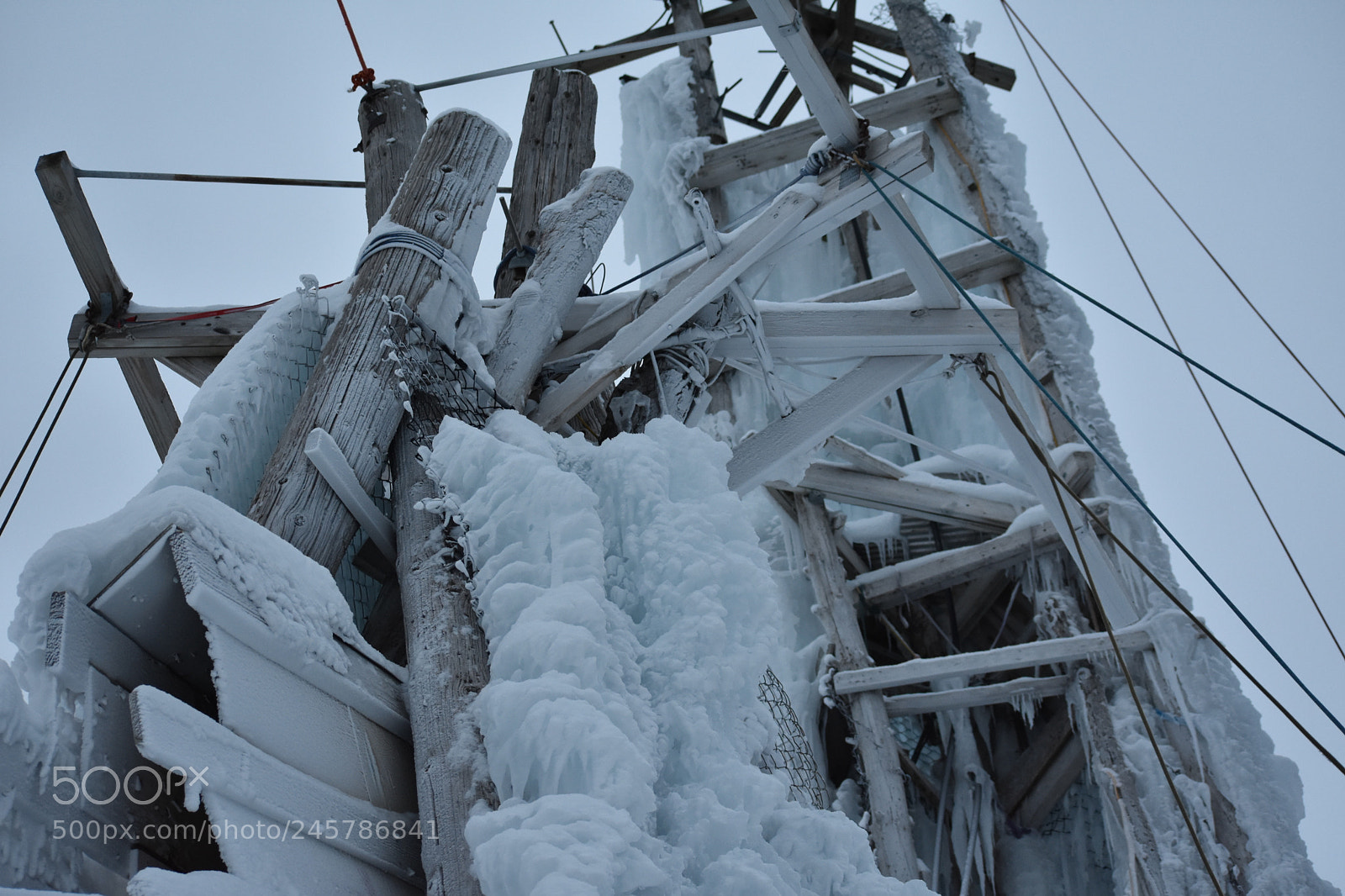 Nikon D3400 sample photo. Ice climbing photography