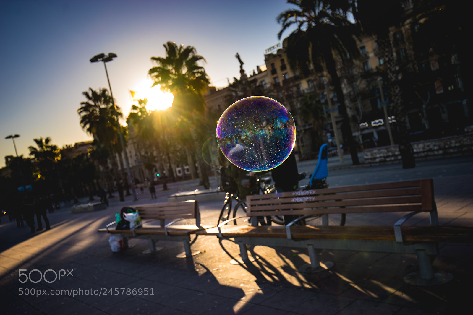 Sony a7 II sample photo. Barcelona bubbles photography