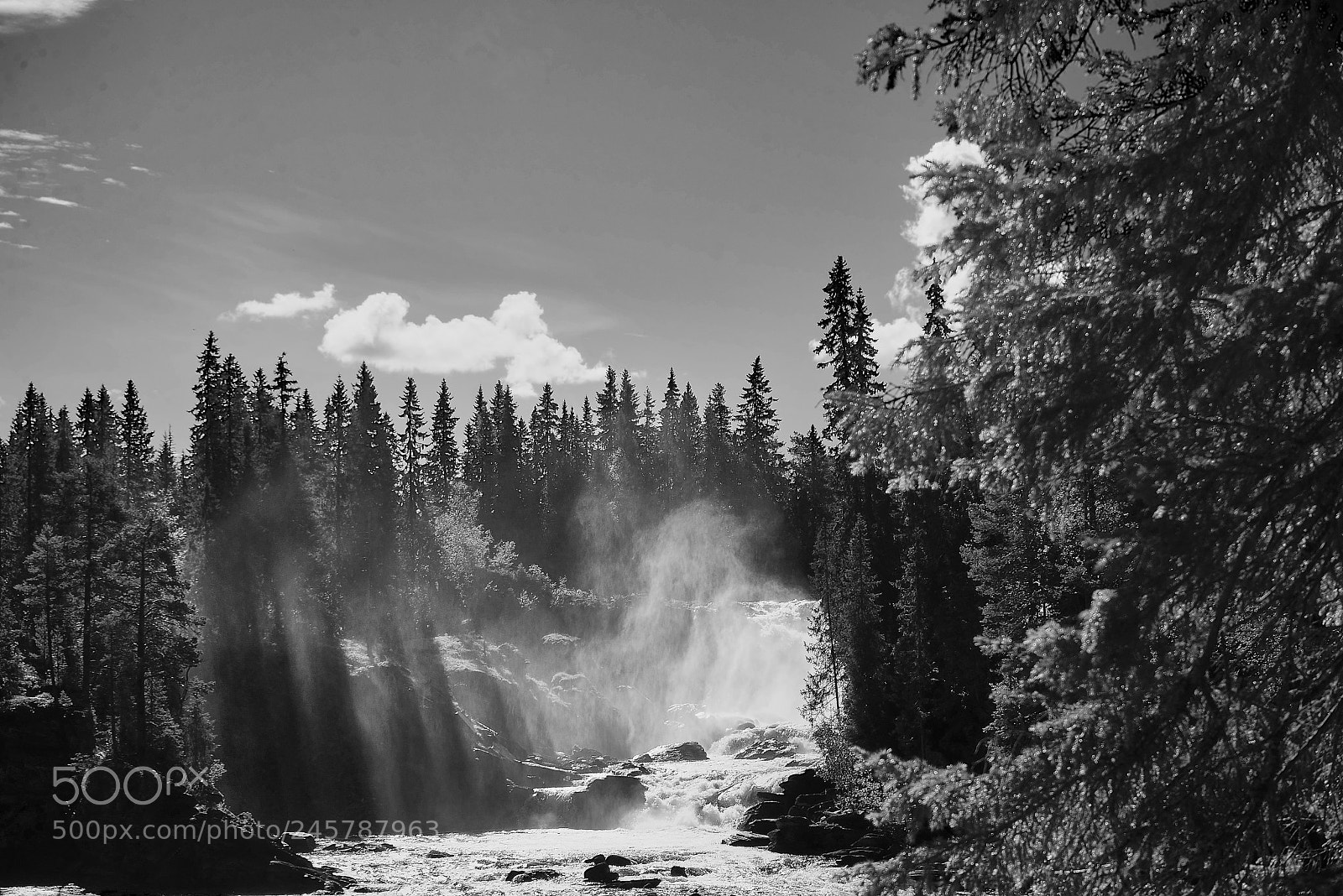 Sony a7R sample photo. Waterfall photography