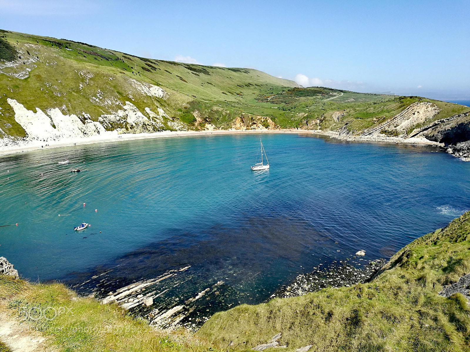 HUAWEI P9 sample photo. Lulworth cove photography