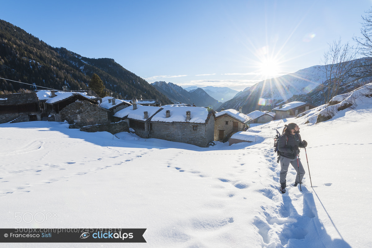 Nikon D810 sample photo. Grand mont blanc valle photography
