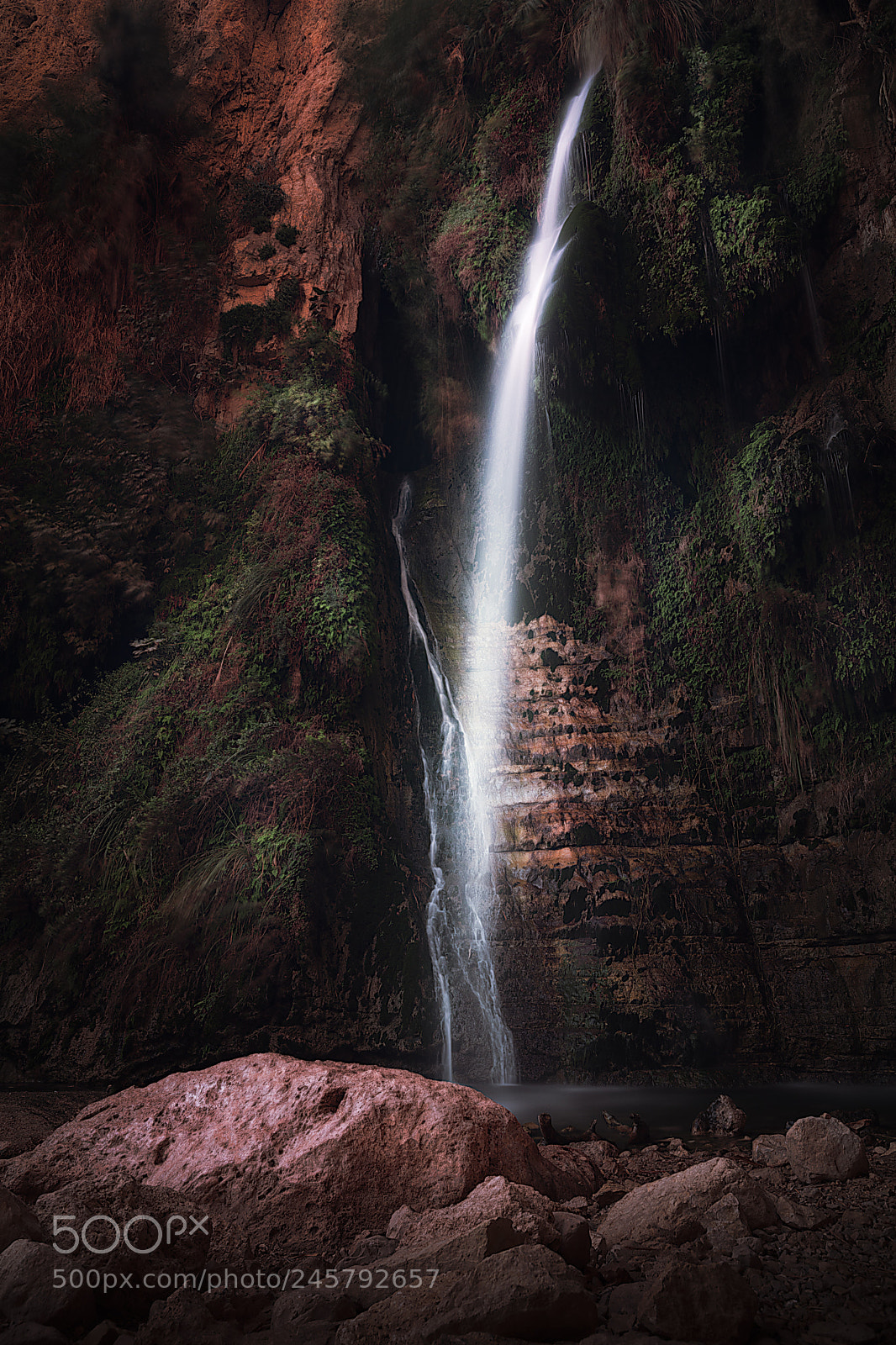 Canon EOS 5DS R sample photo. Waterfall in ein gedi photography
