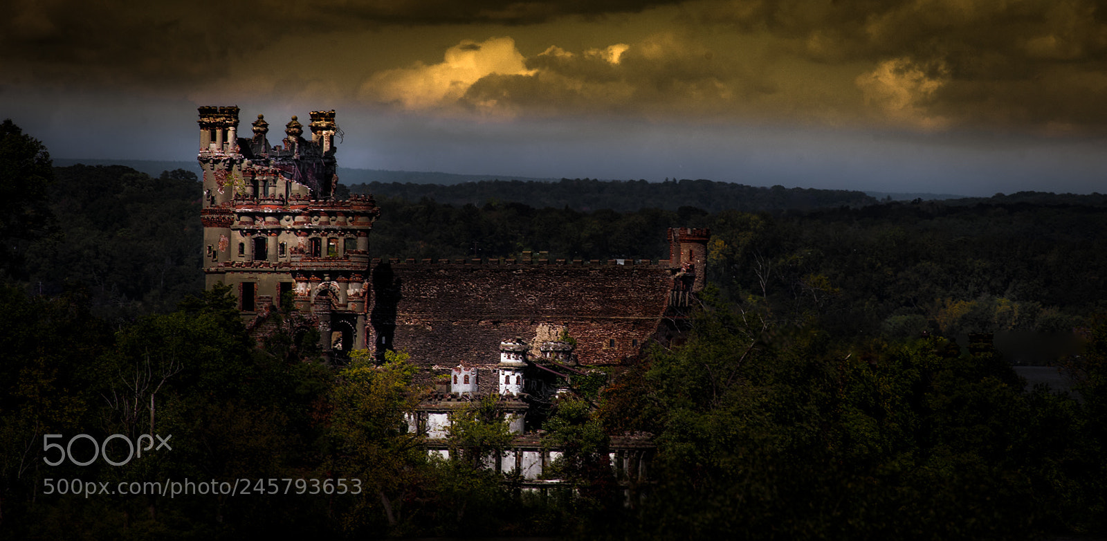 Nikon D700 sample photo. Bannerman castle photography