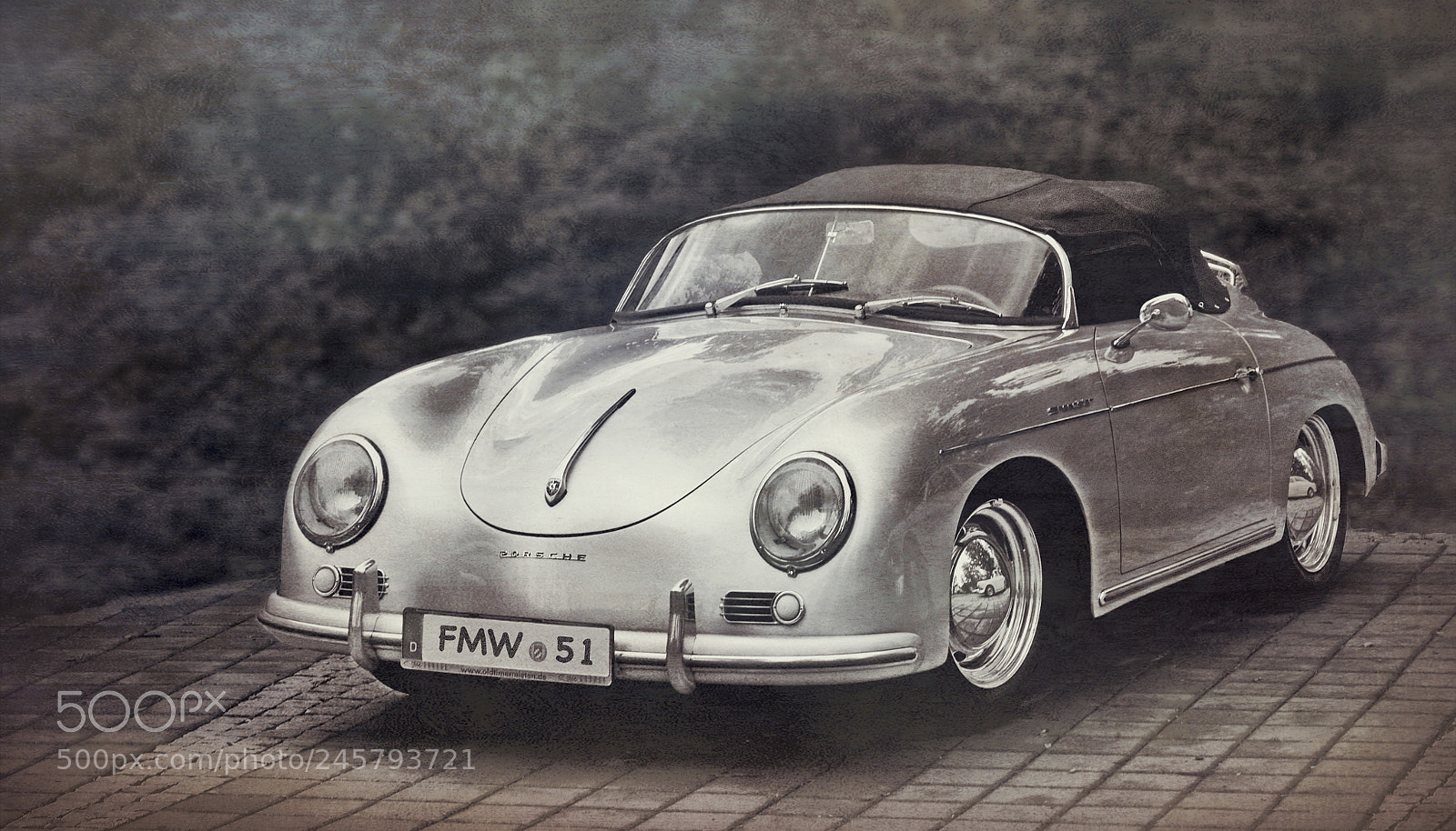 Sony SLT-A55 (SLT-A55V) sample photo. Porsche 356 photography
