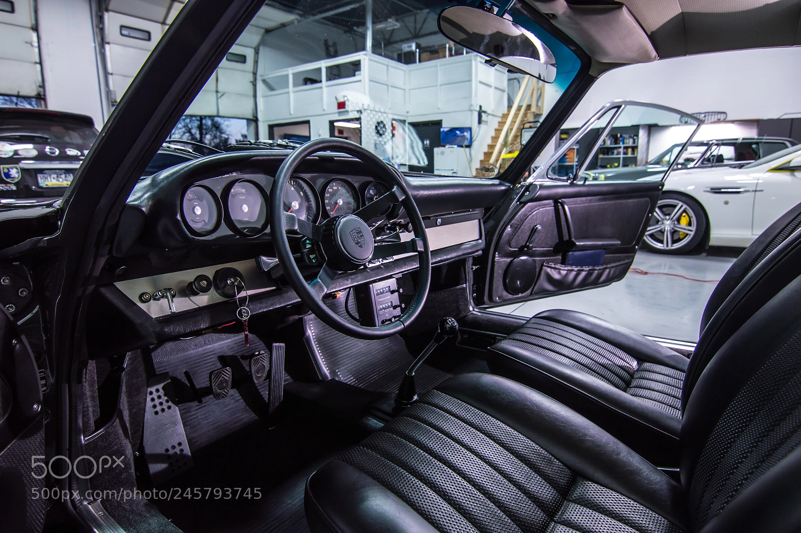 Nikon D3200 sample photo. Concours porsche interior photography