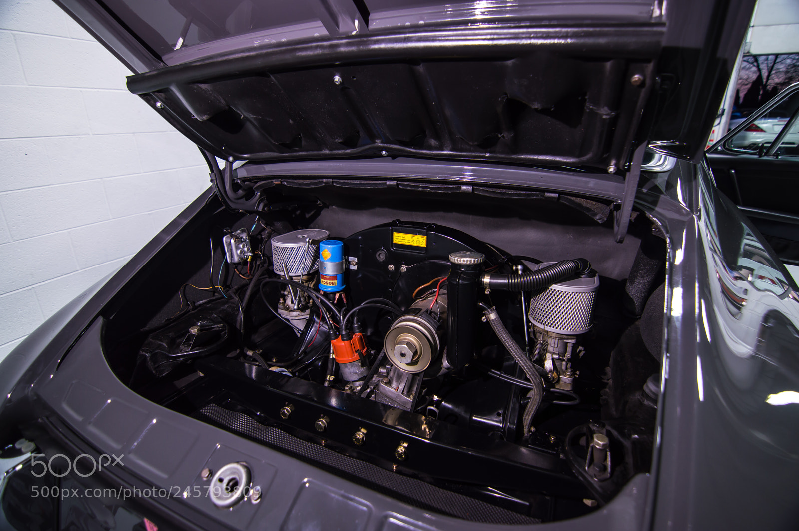 Nikon D3200 sample photo. Concours porsche engine photography