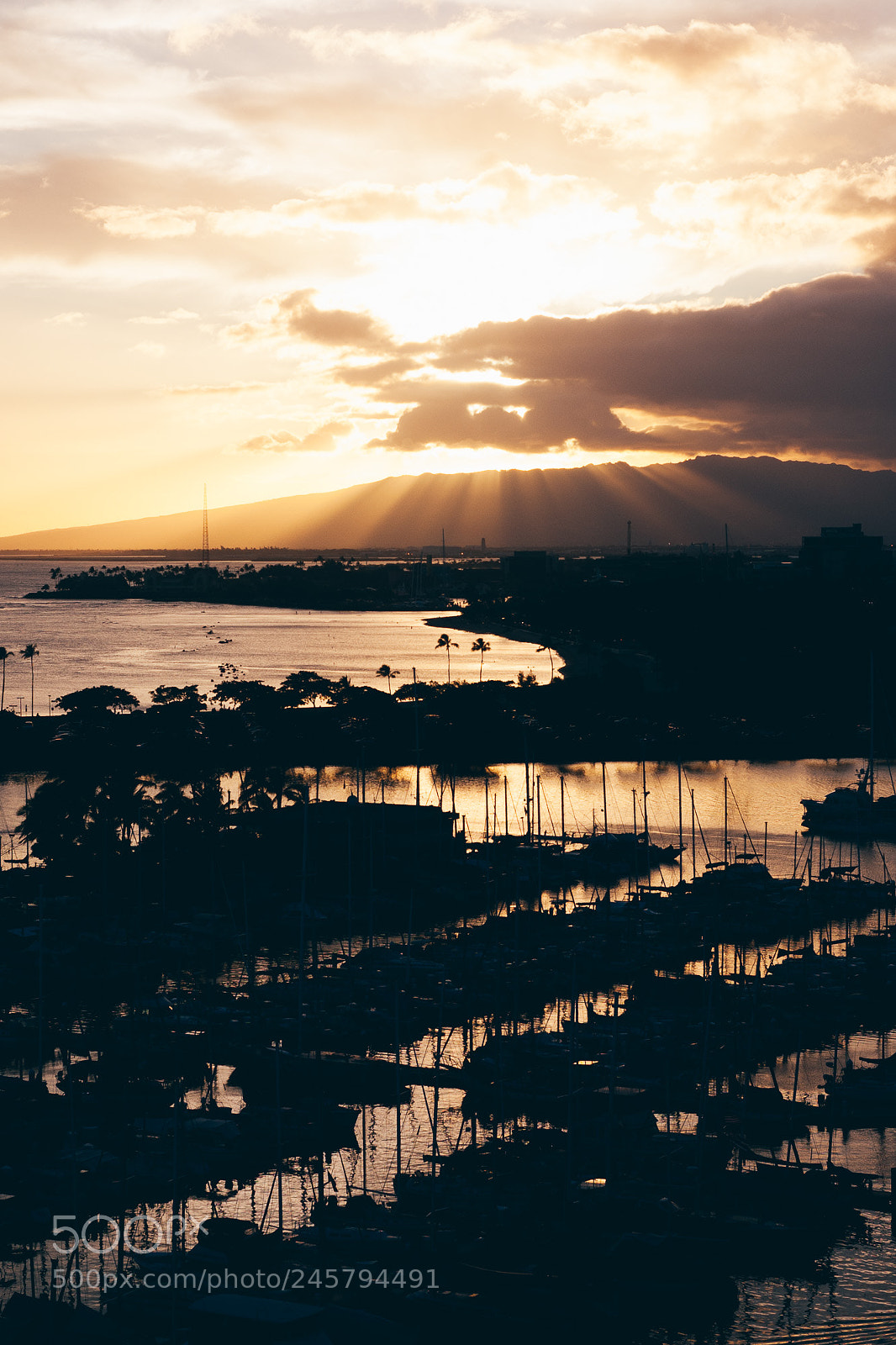 Nikon D40 sample photo. Honolulu harbor photography
