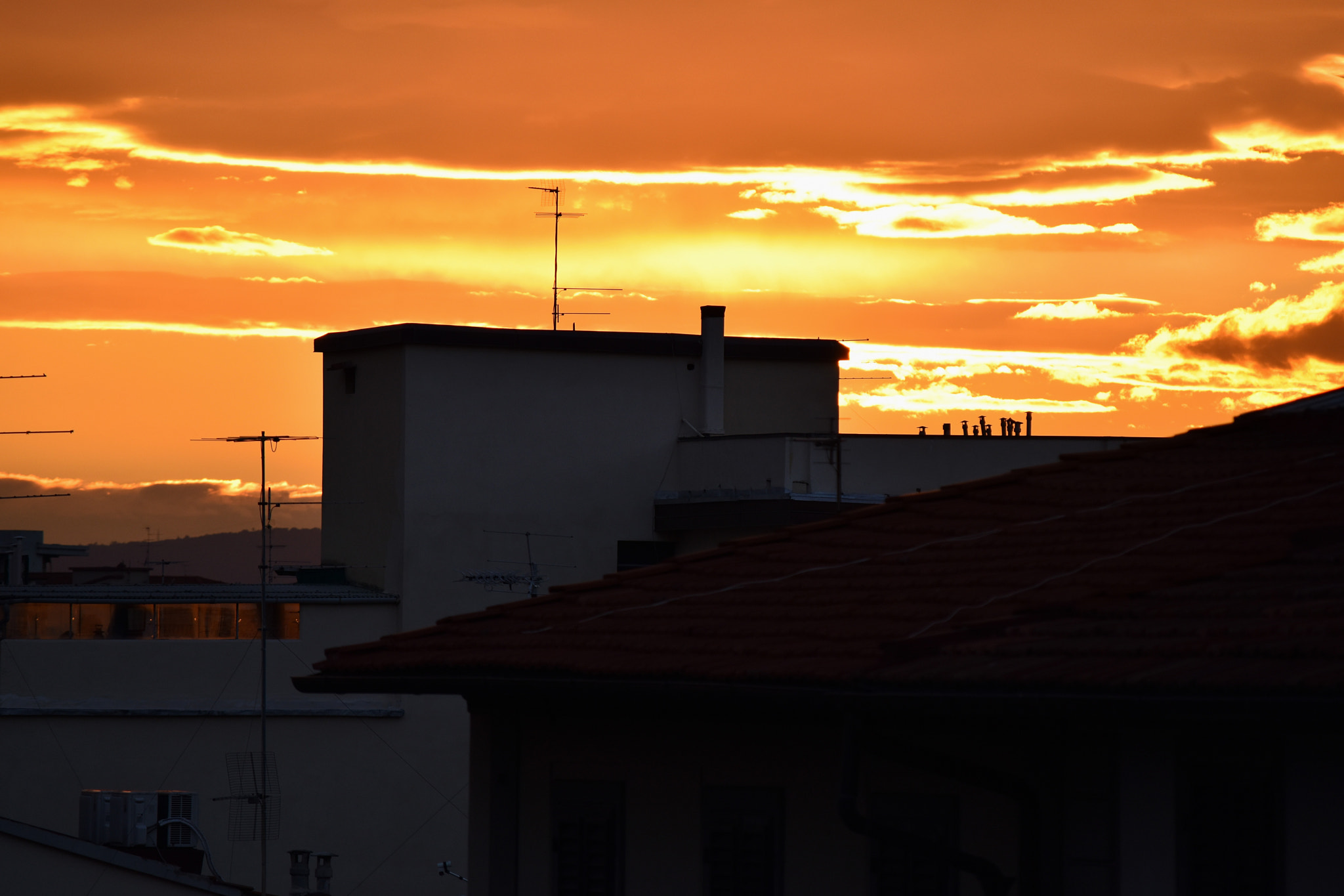 Nikon D5500 sample photo. Tramonto dai tetti photography