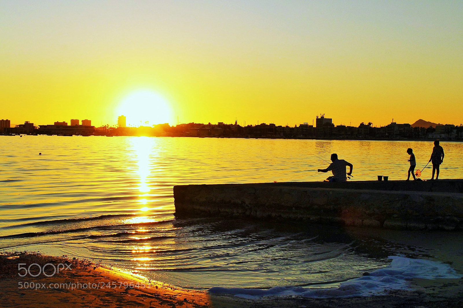 Canon EOS 700D (EOS Rebel T5i / EOS Kiss X7i) sample photo. Padre pescando y los photography