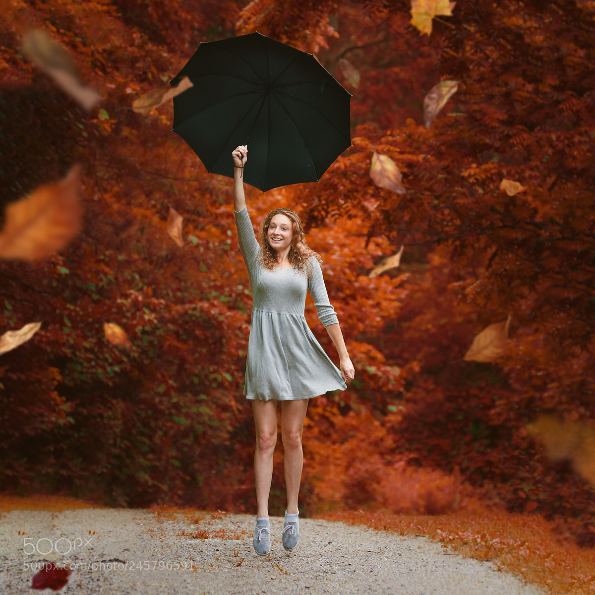 Nikon D300 sample photo. Dance into fall photography