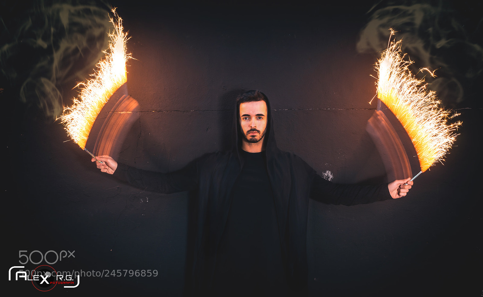 Sony a7 sample photo. Fire photography