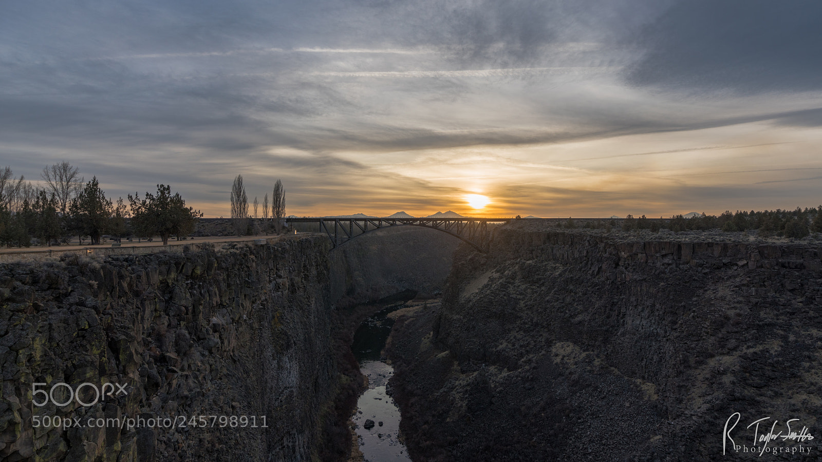 Sony a7R III sample photo. Sunset bridge photography