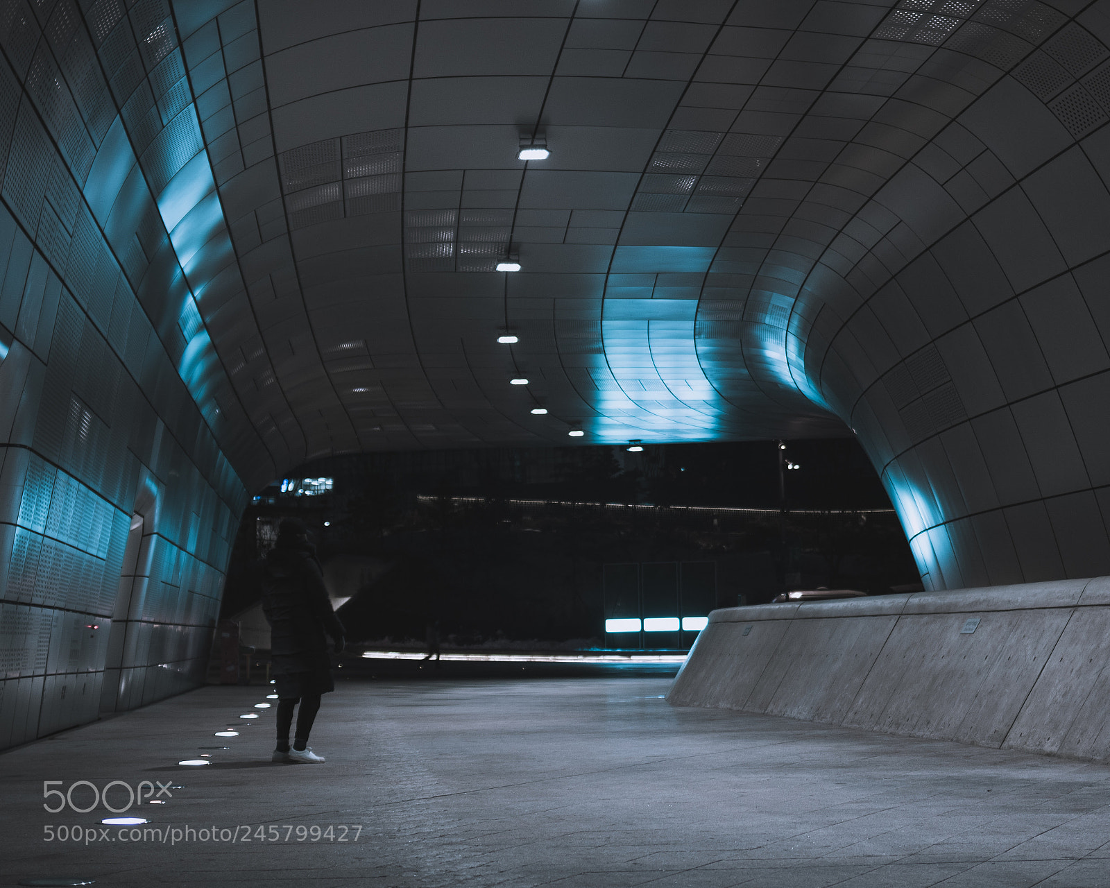 Canon EOS 750D (EOS Rebel T6i / EOS Kiss X8i) sample photo. Tunnel glow photography