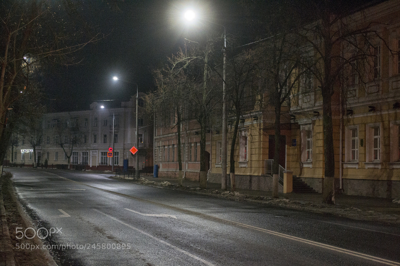 Nikon D3100 sample photo. Ночной Гомель photography