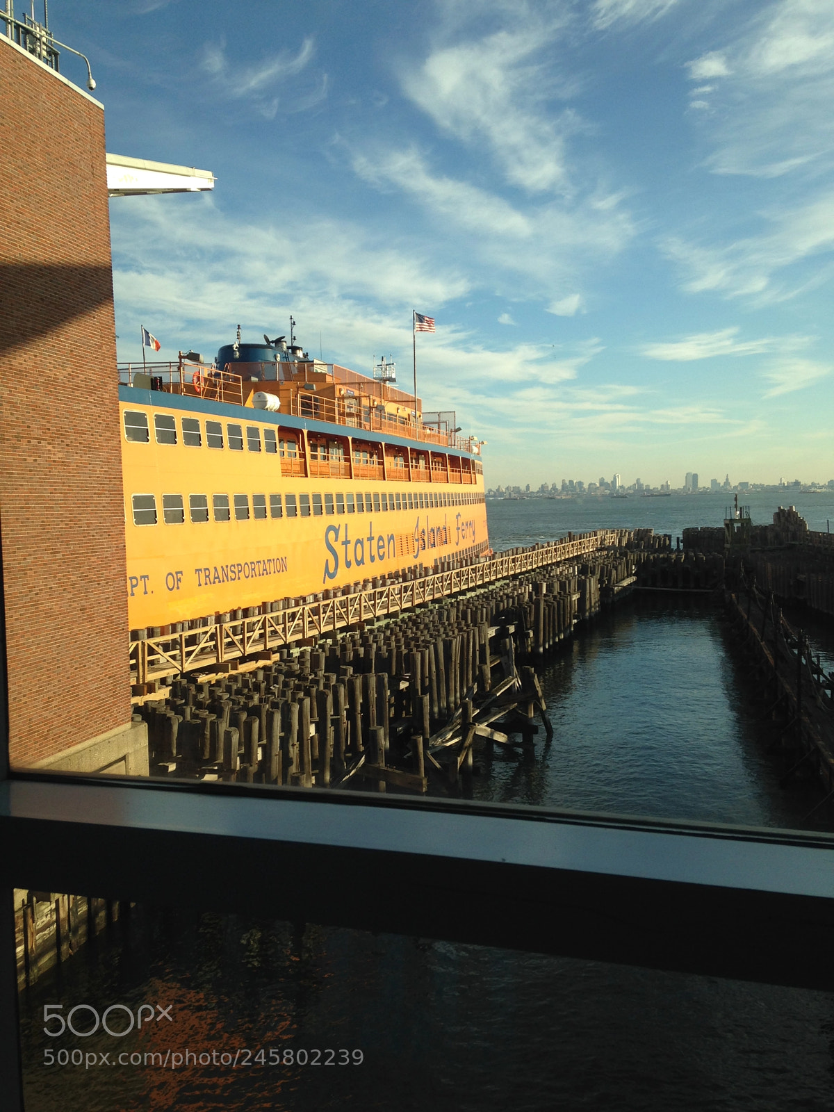 Apple iPhone 5c sample photo. Staten island ferry photography