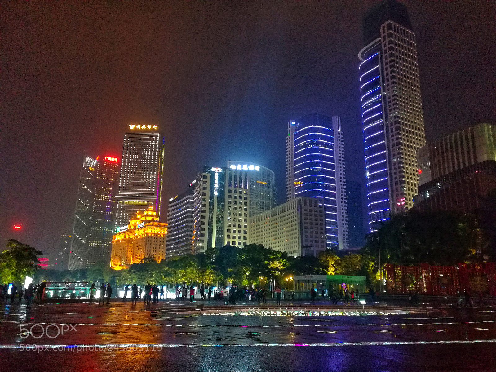 HUAWEI Mate 8 sample photo. Night view of guangzhou photography