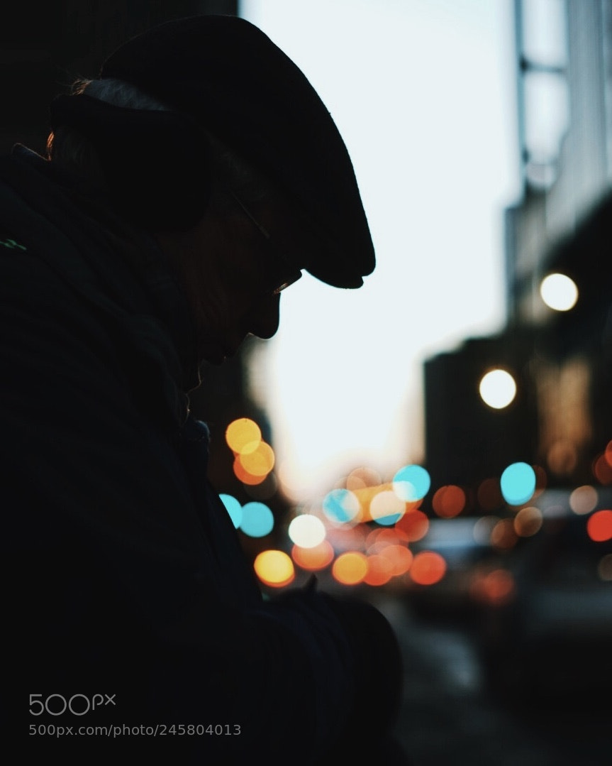 Sony a7 sample photo. Madison st @ dusk photography