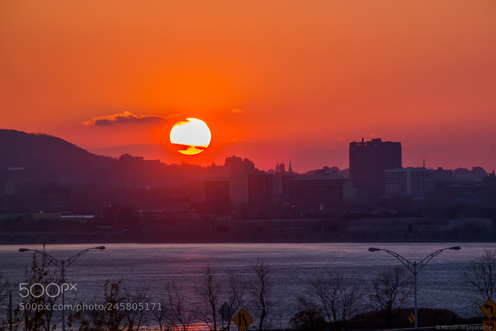 Samsung NX30 sample photo. Sunset over st lawrence photography