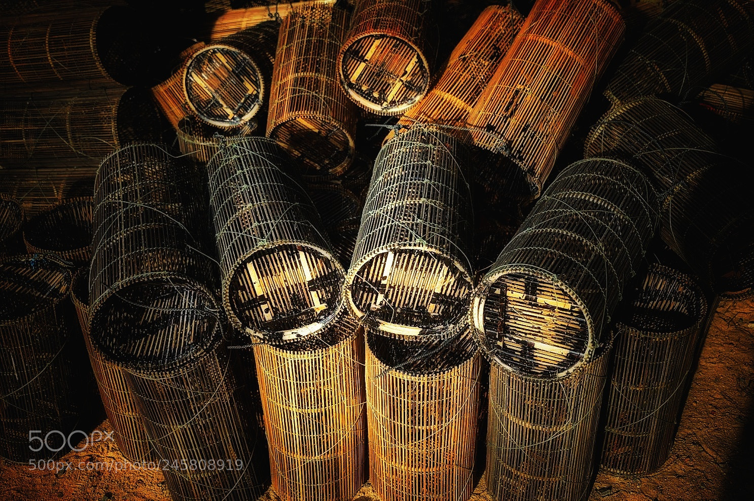 Nikon D3200 sample photo. Fish traps photography
