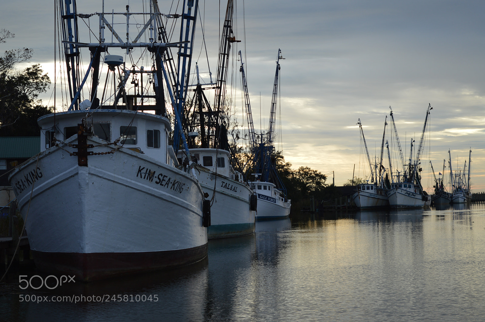 Nikon D3200 sample photo. Shrimp boats photography