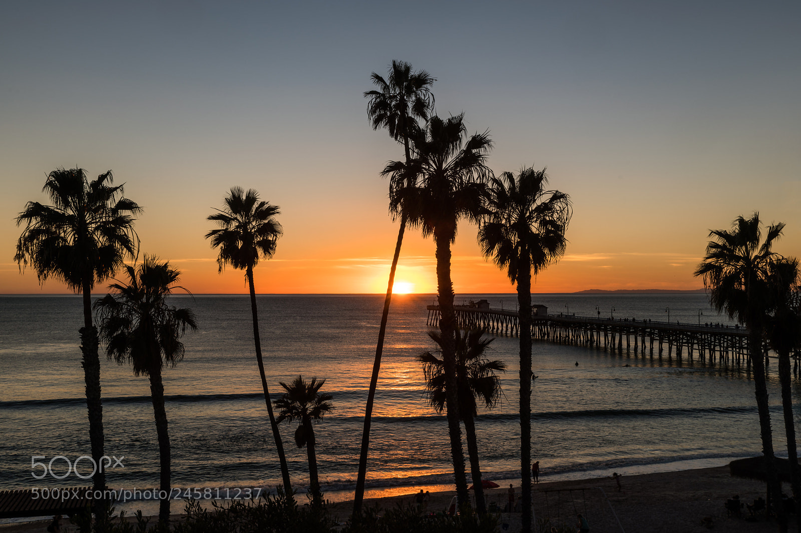 Nikon D850 sample photo. San clemente pier photography