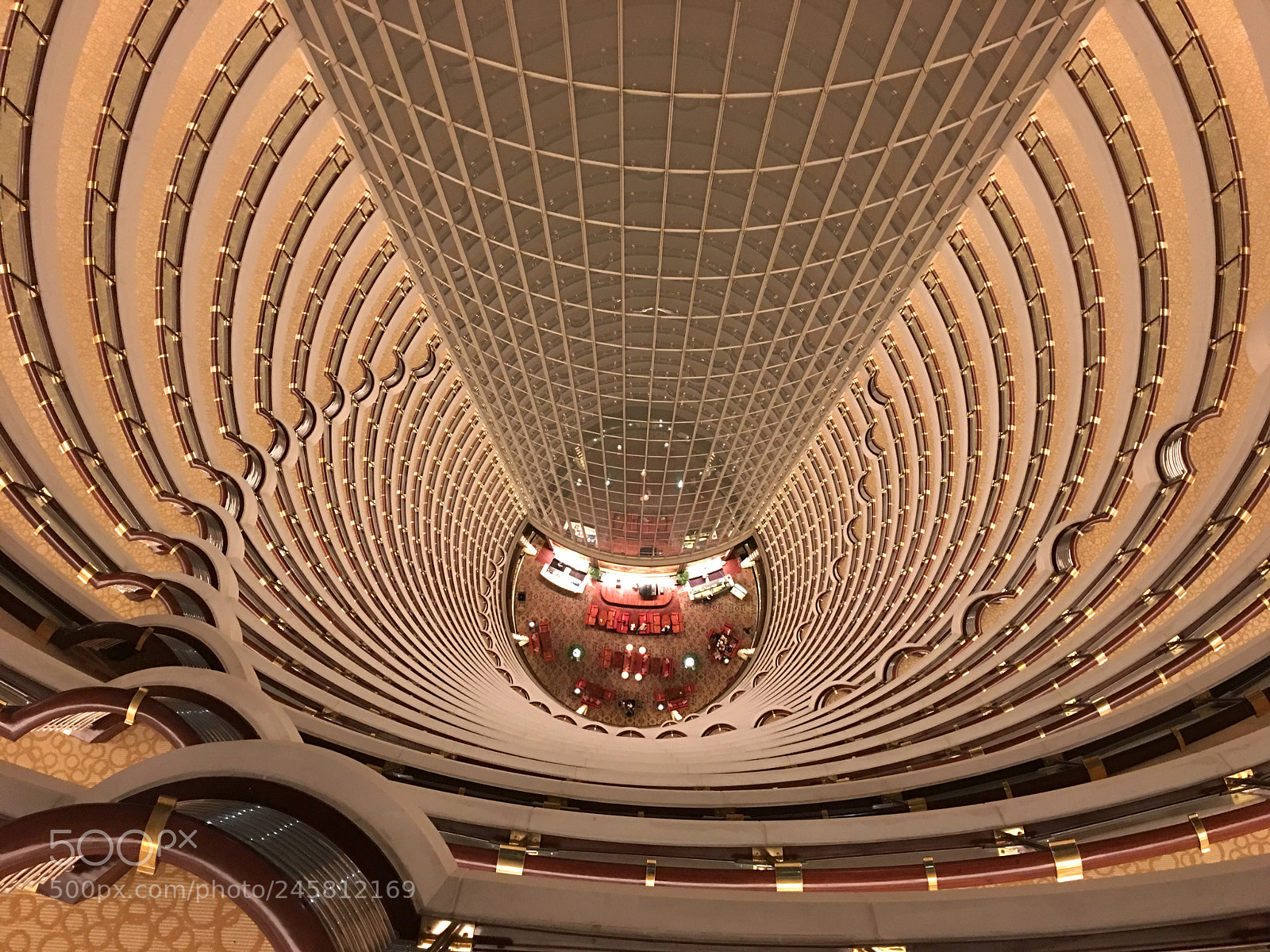 Apple iPhone 6s Plus sample photo. 56 stories lobby at photography