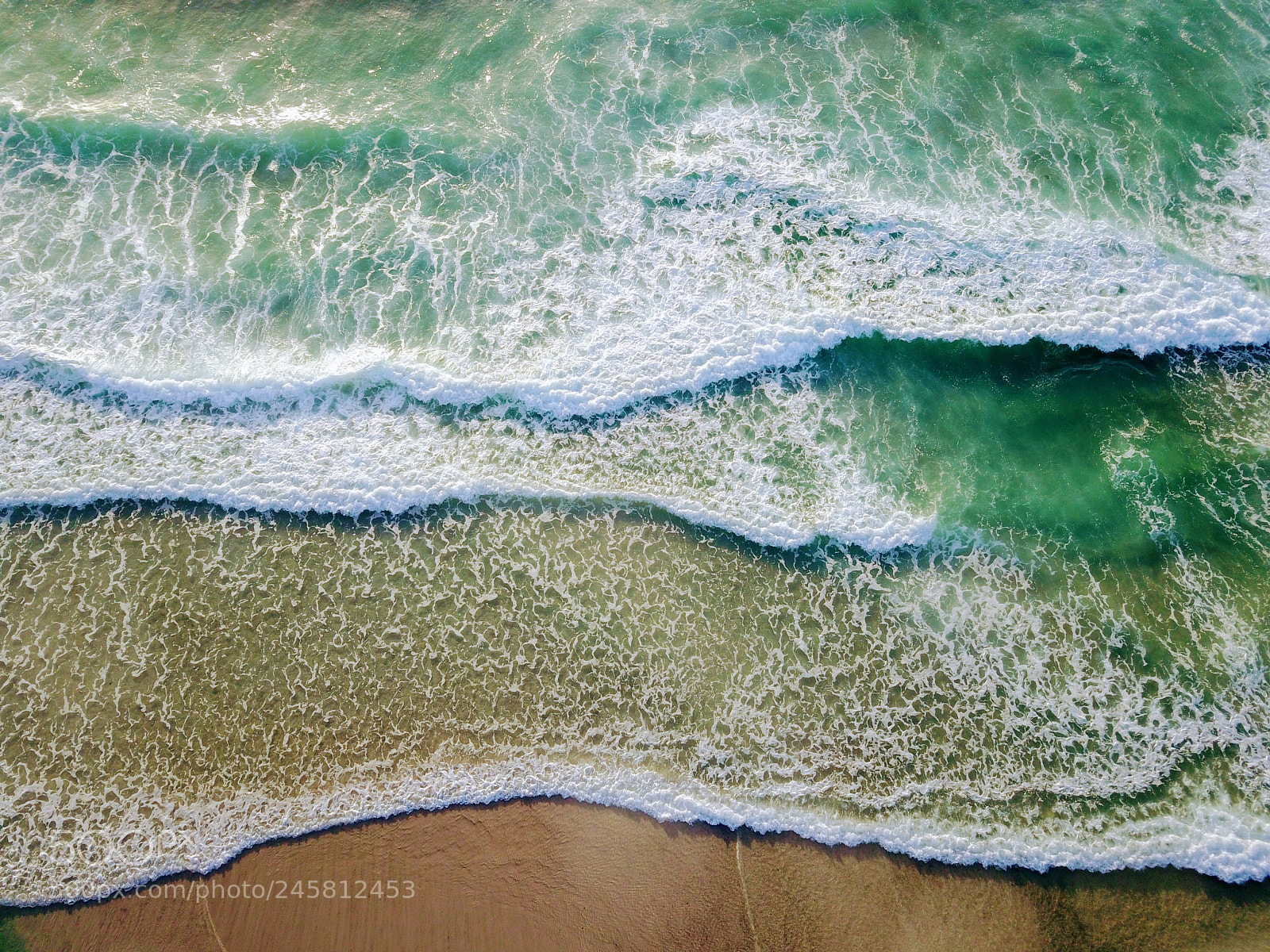 DJI FC220 sample photo. Waves in carmel photography