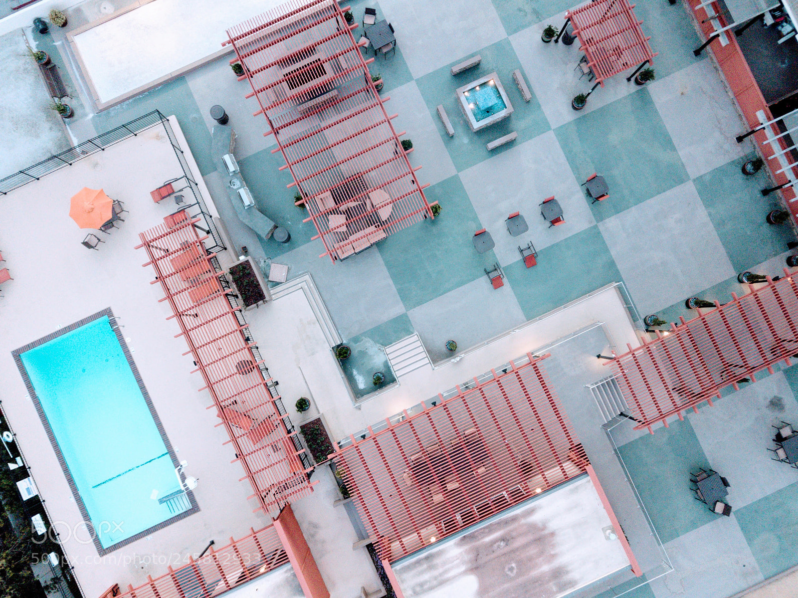 DJI FC220 sample photo. Plaza 2 photography