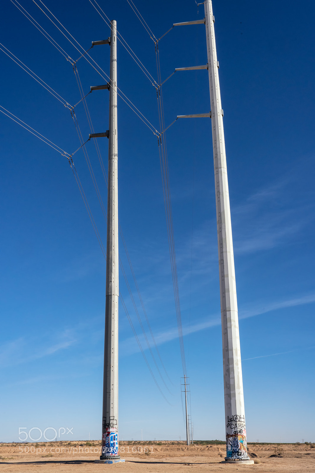Sony a7R III sample photo. Power lines photography