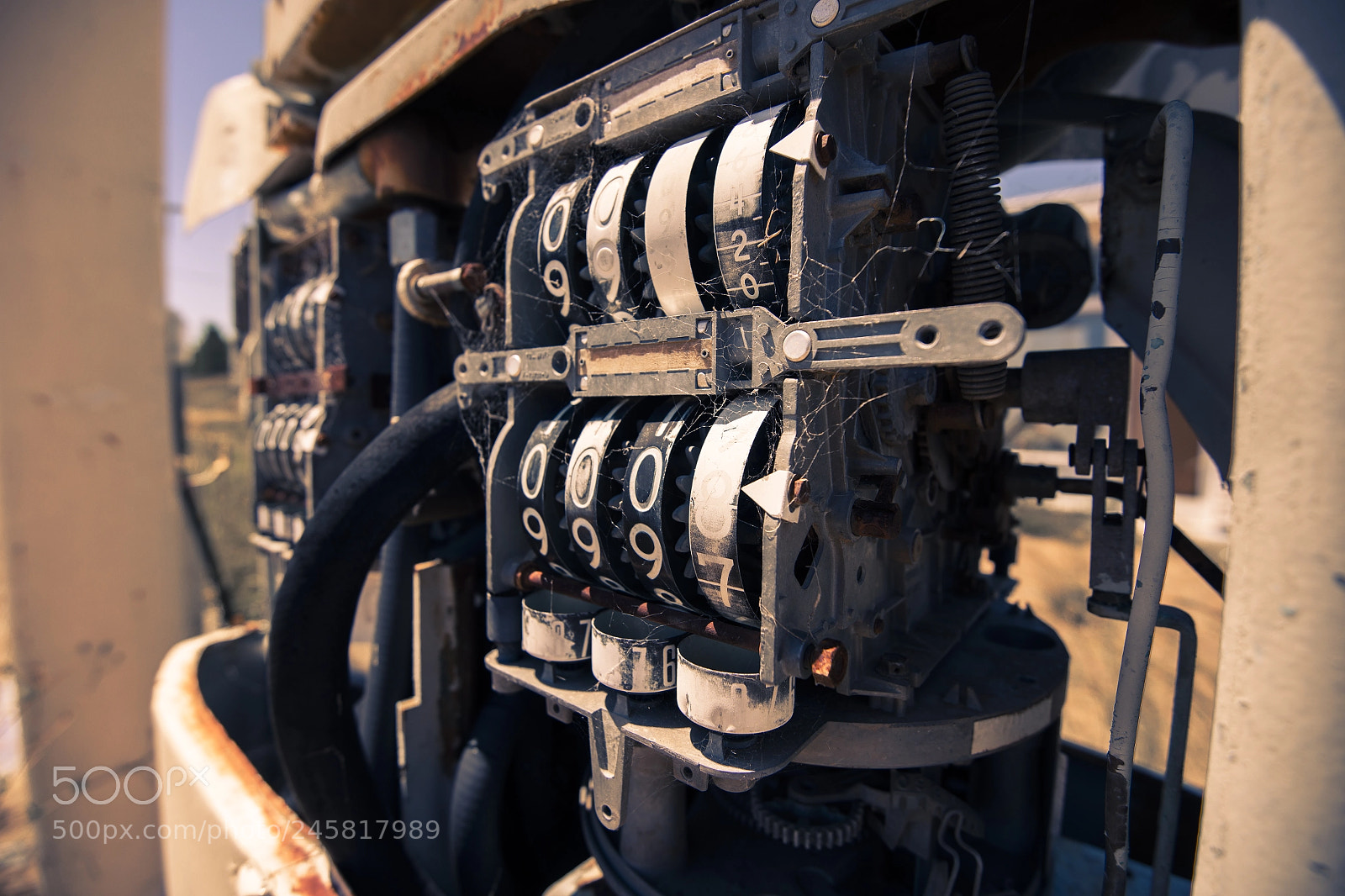 Nikon D800 sample photo. Old rustic fuel pump photography