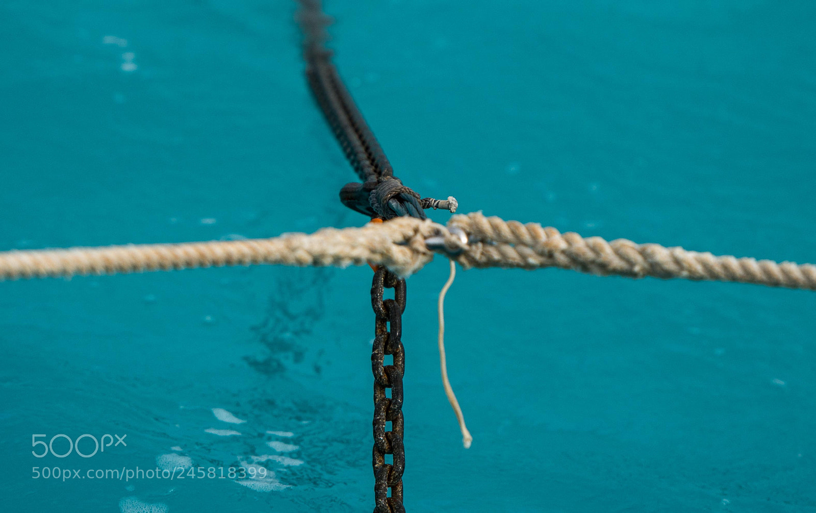 Nikon D810 sample photo. Anchor chain tension photography