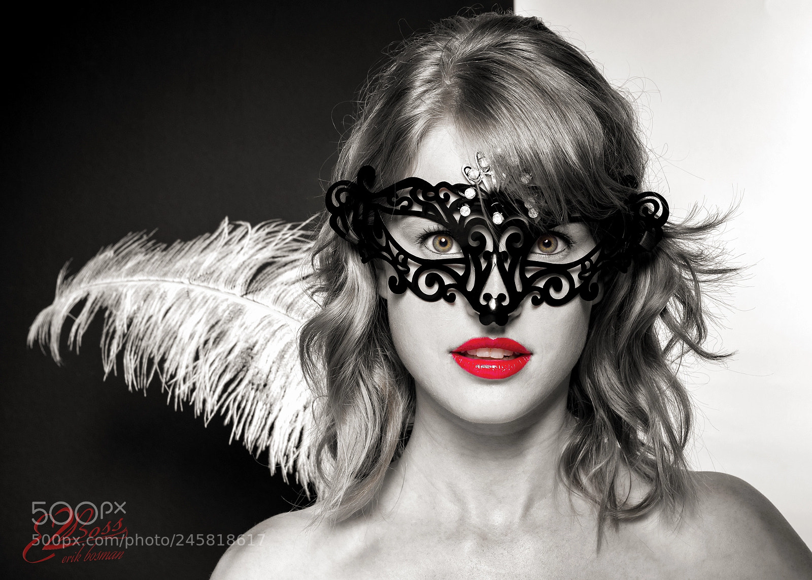 Nikon D610 sample photo. B&w mask photography