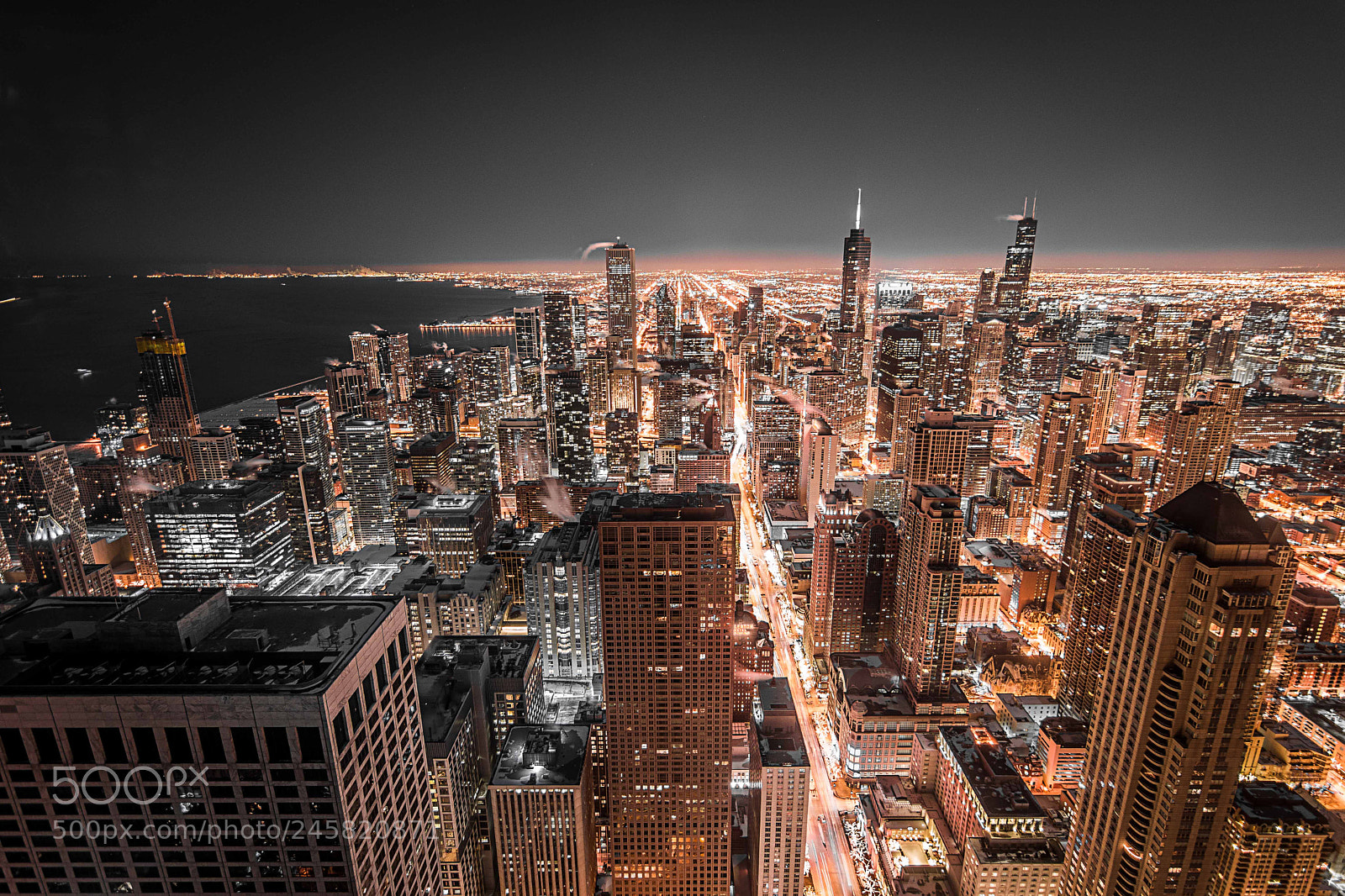 Nikon D7200 sample photo. John hancock center photography