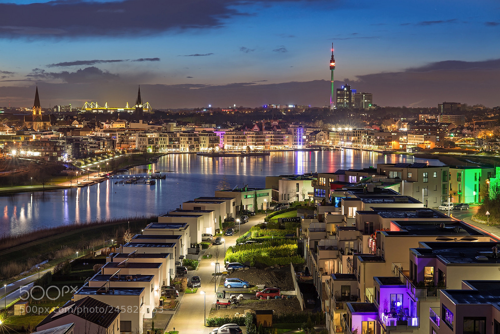 Nikon D600 sample photo. Night over dortmund photography