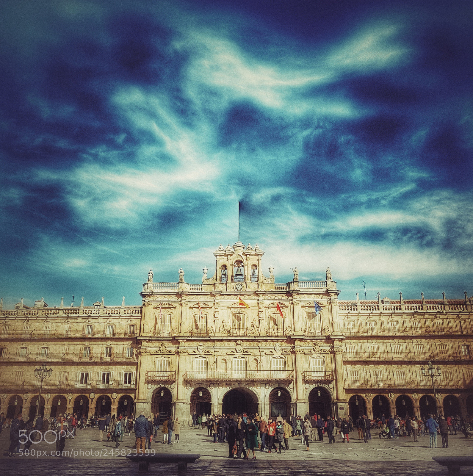 Samsung Galaxy S7 Edge sample photo. Plaza mayor de salamanca photography
