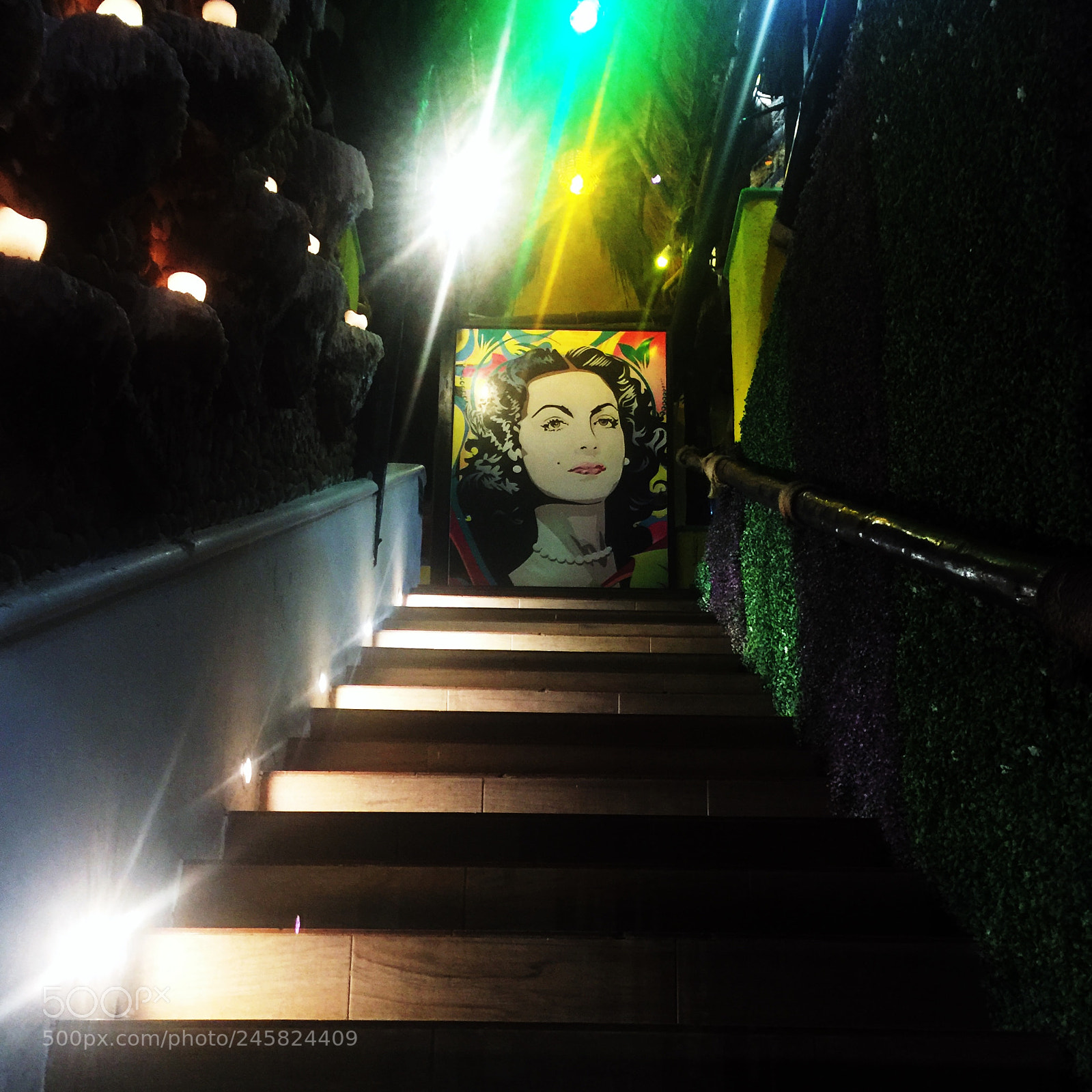 Apple iPhone 6 Plus sample photo. A dark staircase in photography