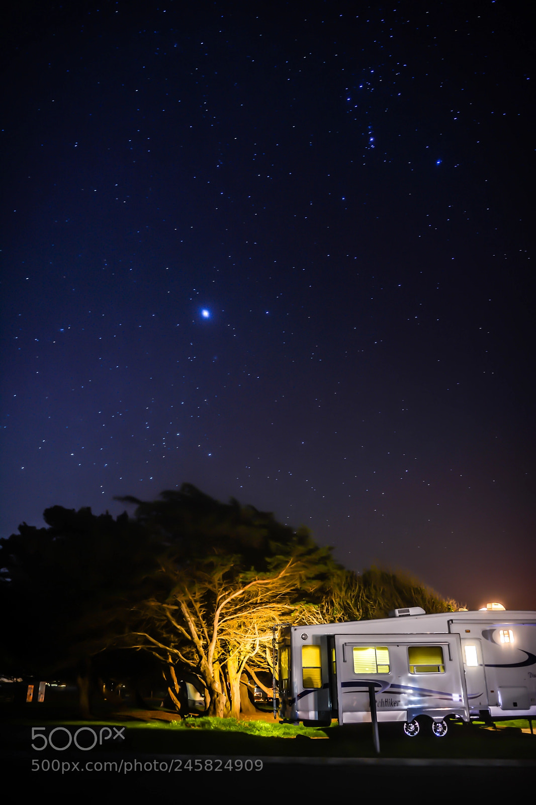 Nikon D7100 sample photo. Half moon bay campsite photography