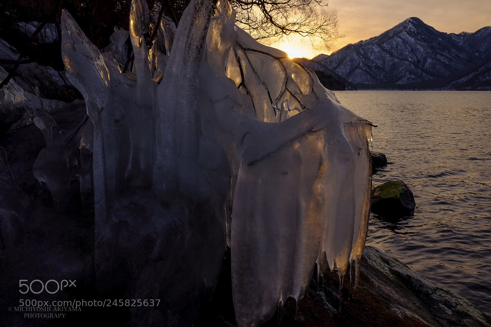 Fujifilm X-T1 sample photo. Splashed ice that shines photography