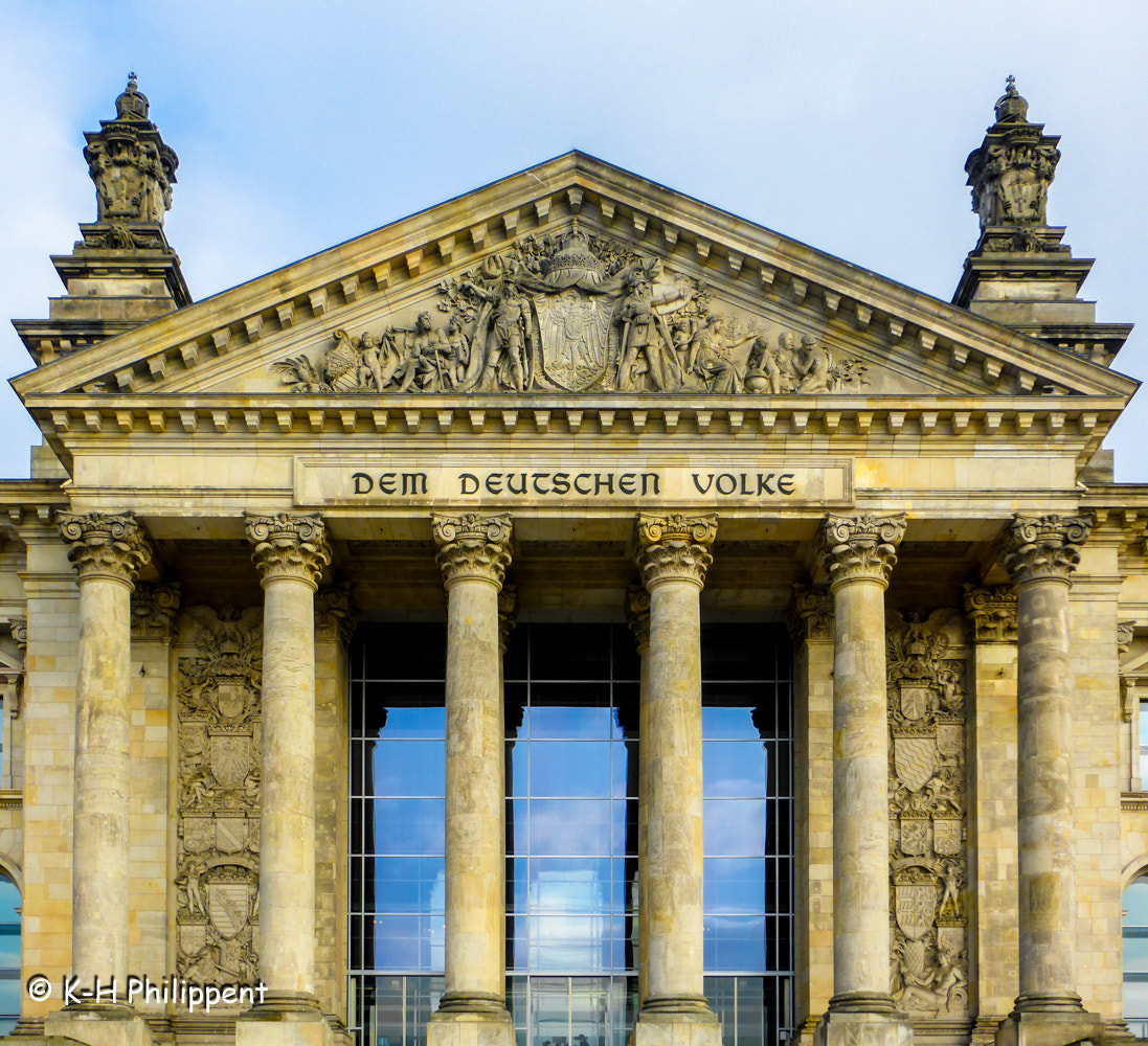 Panasonic DMC-TZ41 sample photo. Berlin (germany), reichstag building, " the german people photography