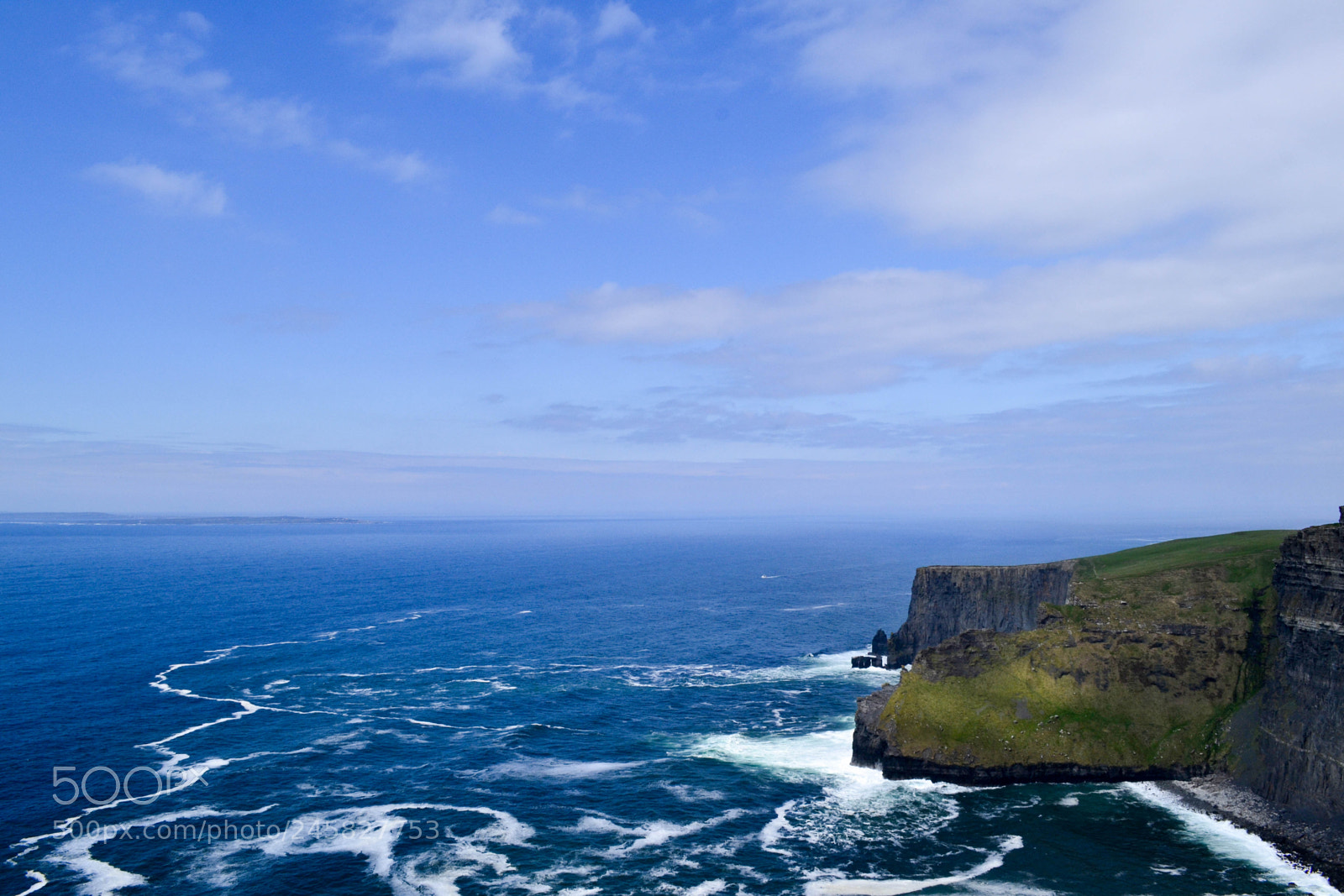 Nikon D3100 sample photo. Cliffs of moher photography