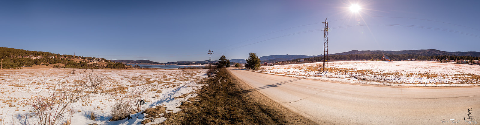 Nikon D5500 sample photo. Lake panorama photography
