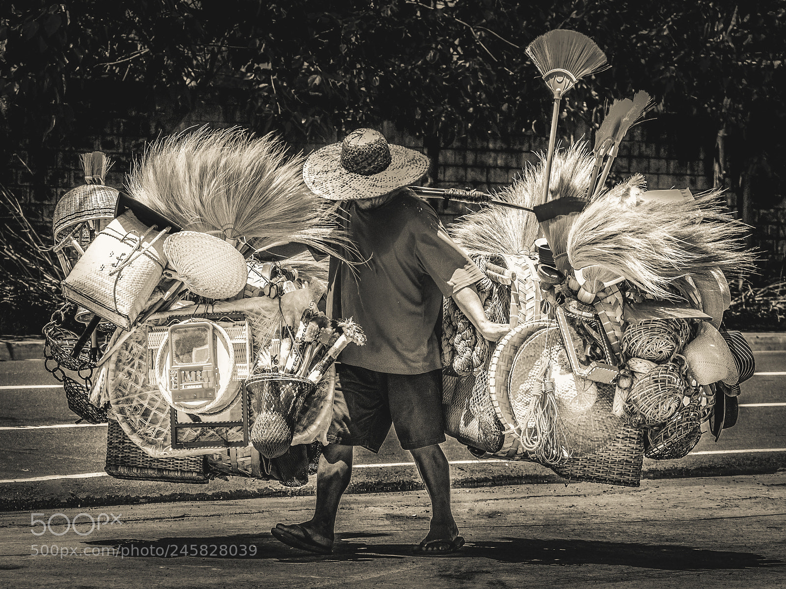 Nikon D5100 sample photo. Ambulant vendor (philippines) photography