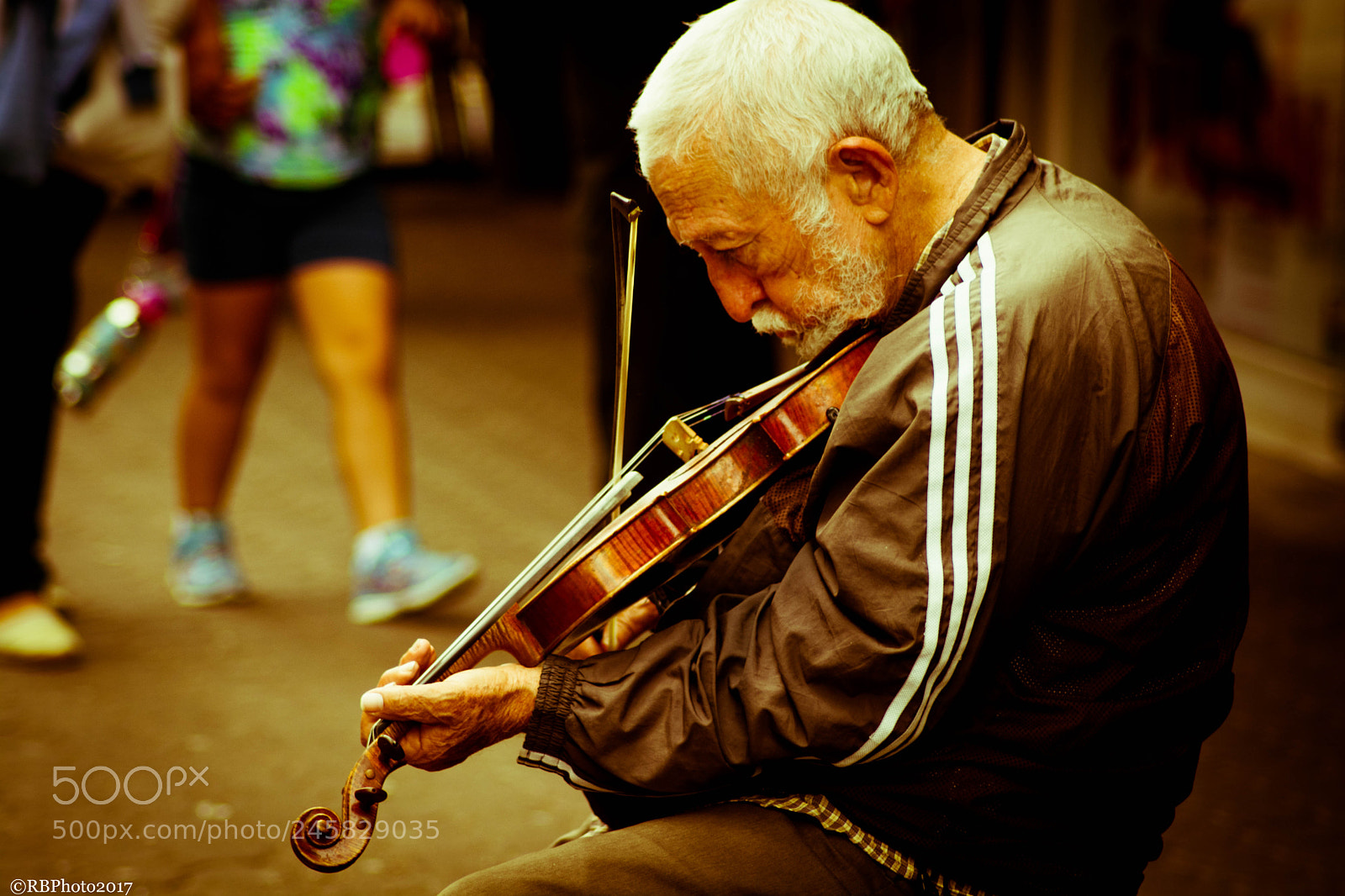 Nikon D5200 sample photo. Oldmen streetmusician photography