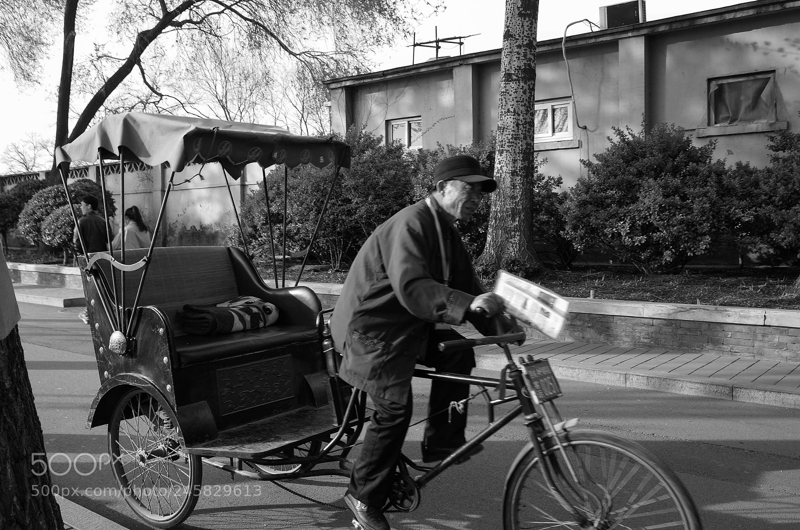 Ricoh GR sample photo. Tricycle the aged photography