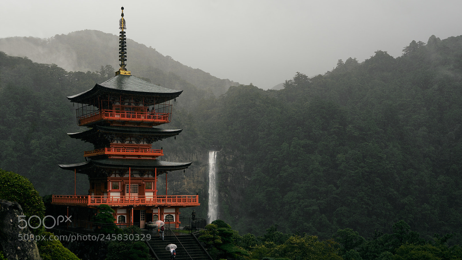 Sony a7R sample photo. Nachi falls, japan photography