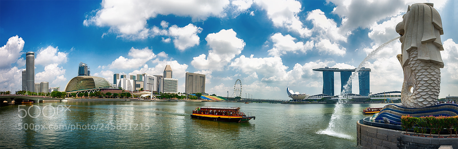 Nikon D800 sample photo. Singapur panorama photography